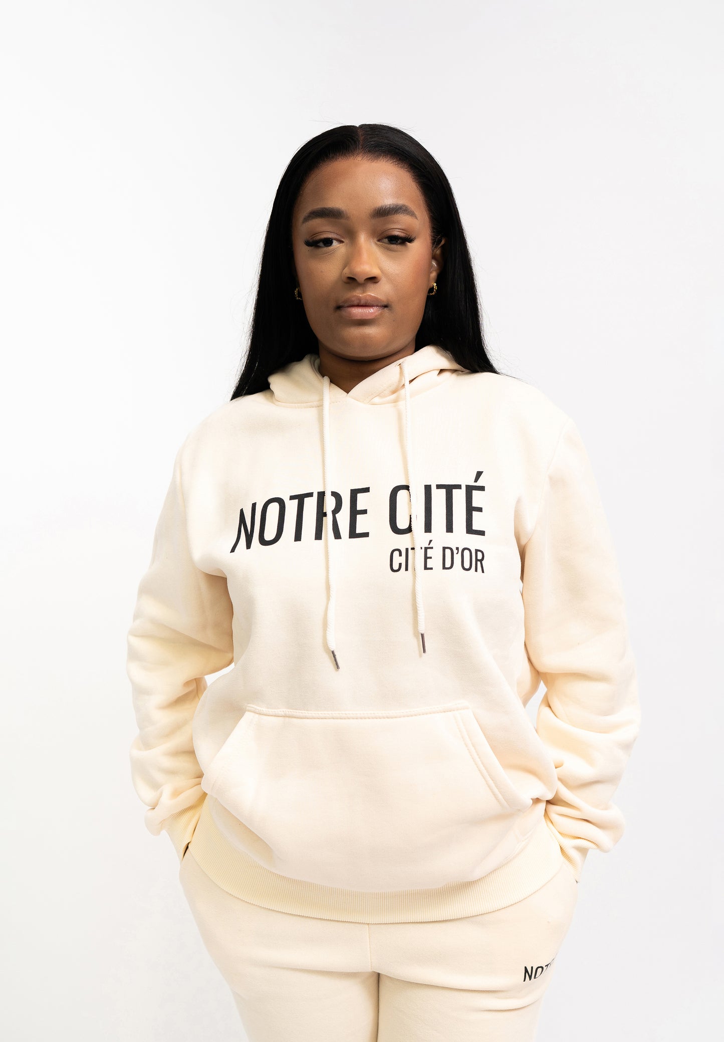 Evolution Classic Hoodie Pale Beige