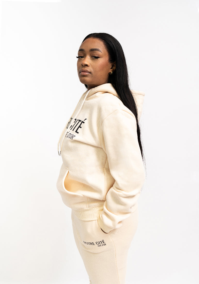 Evolution Classic Hoodie Pale Beige