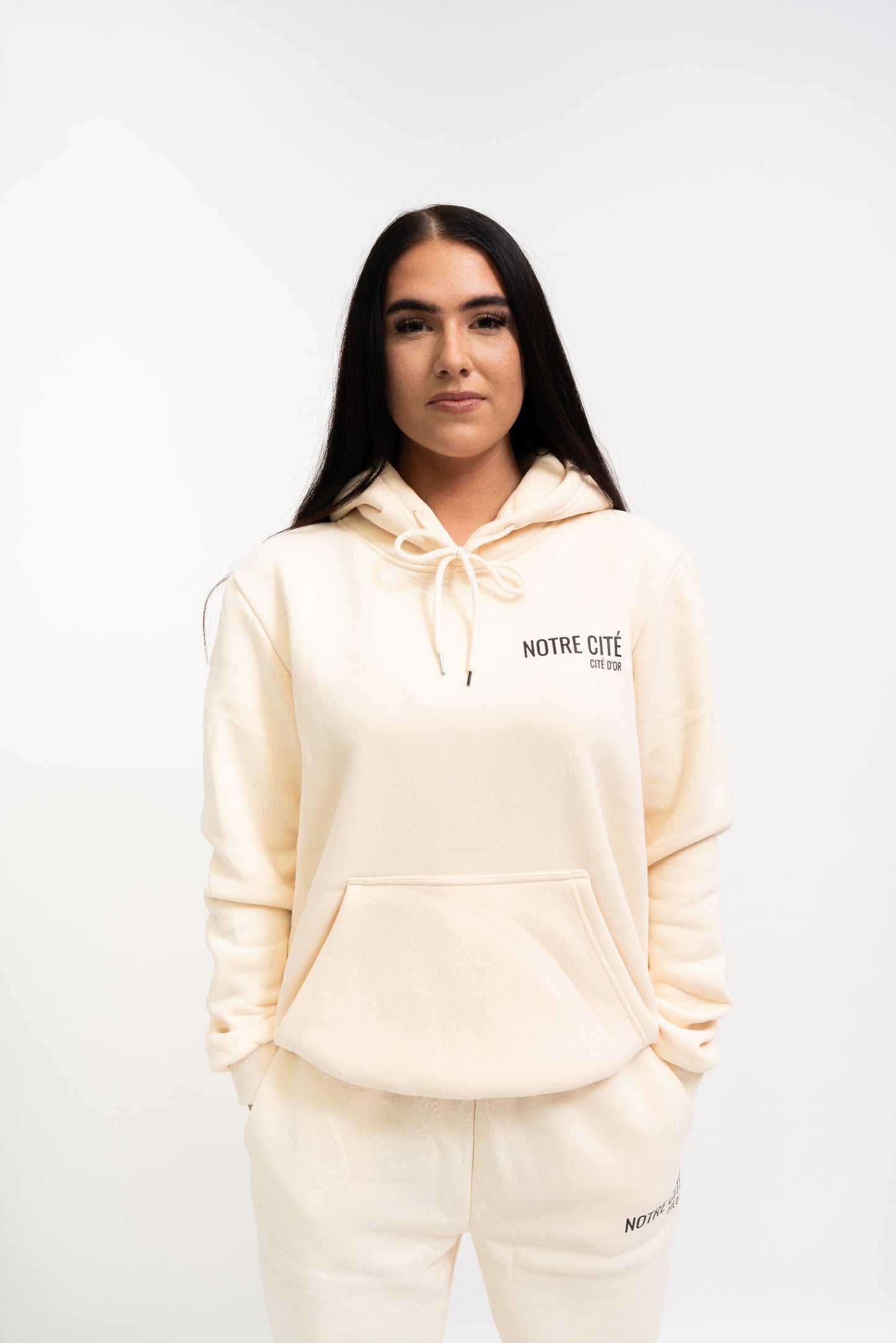 Area Classic Hoodie Pale Beige