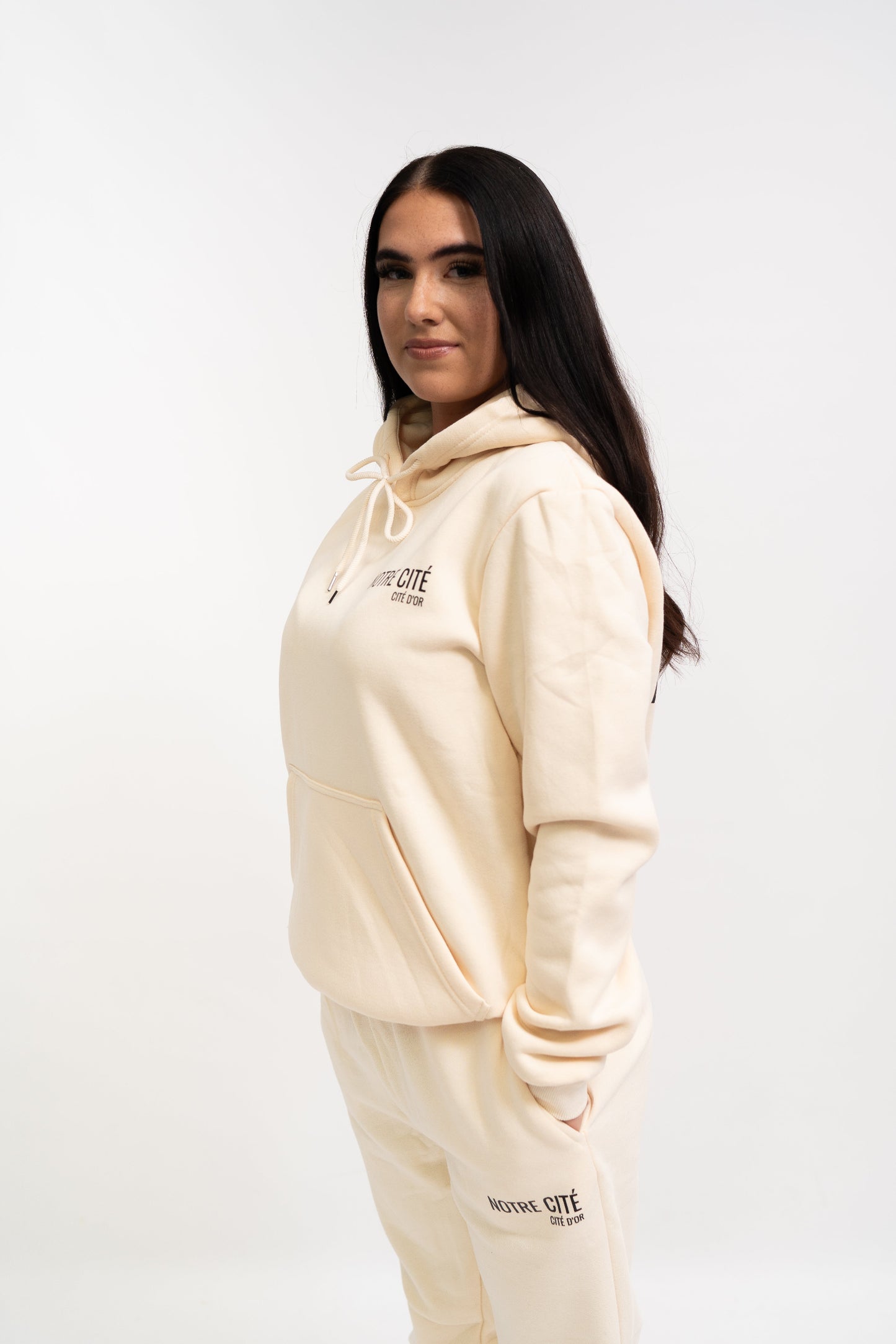 Area Classic Hoodie Pale Beige